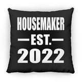 Housemaker Established EST. 2022 - Throw Pillow Black