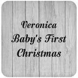 Veronica Baby's First Christmas - Drink Coaster F
