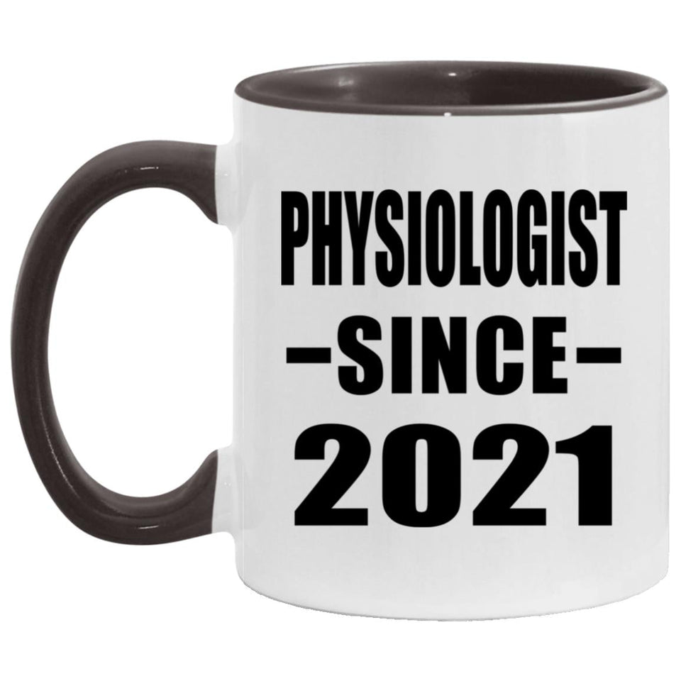 Physiologist Since 2021 - 11oz Accent Mug Black