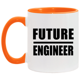 Future Engineer - 11oz Accent Mug Orange