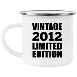 12th Birthday Vintage 2012 Limited Edition - 12oz Camping Mug