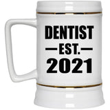 Dentist Established EST. 2021 - Beer Stein