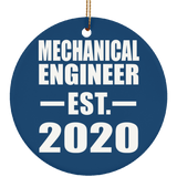 Mechanical Engineer Established EST. 2020 - Circle Ornament