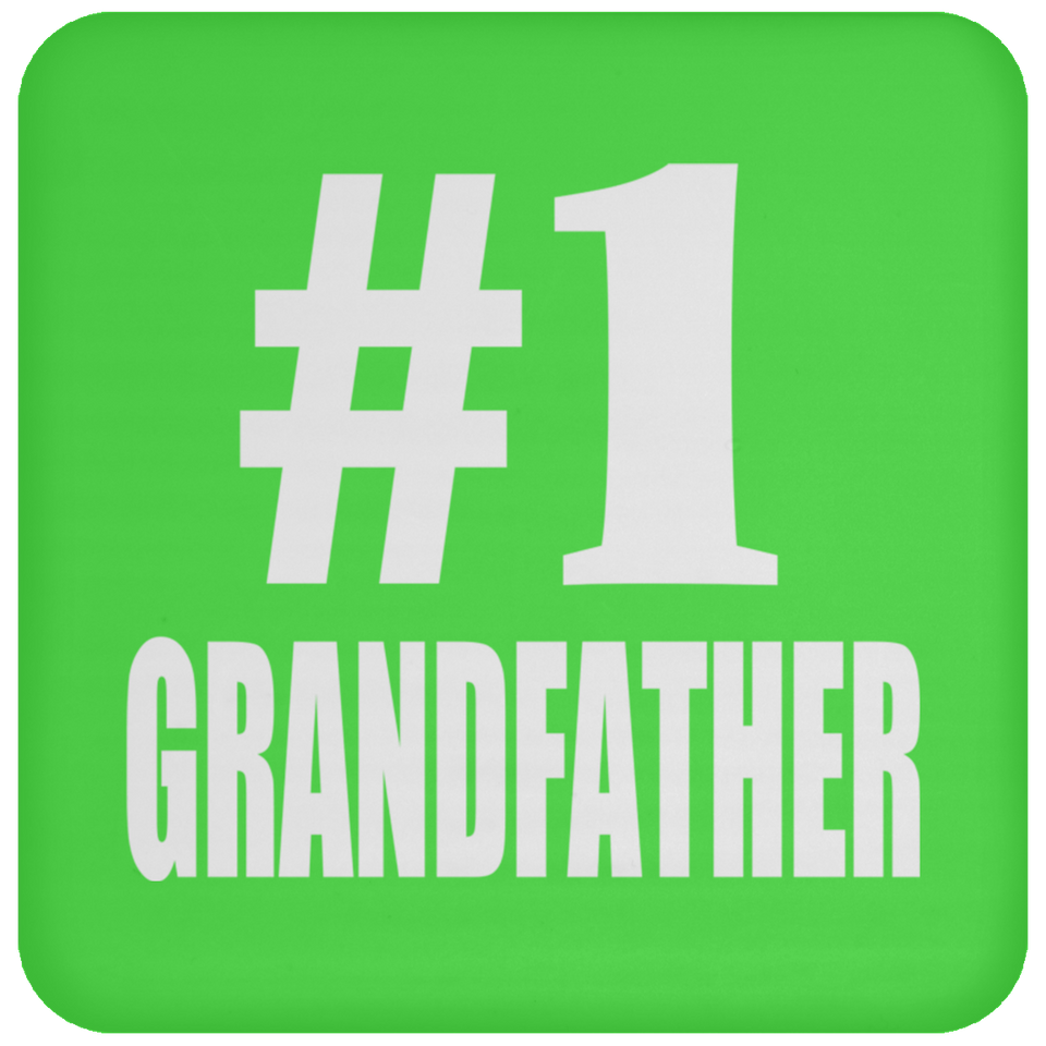 Number One #1 Grandfather - Drink Coaster