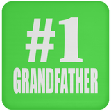 Number One #1 Grandfather - Drink Coaster