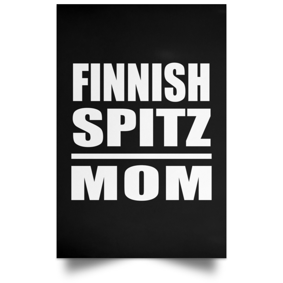 Finnish Spitz Mom - Poster Portrait