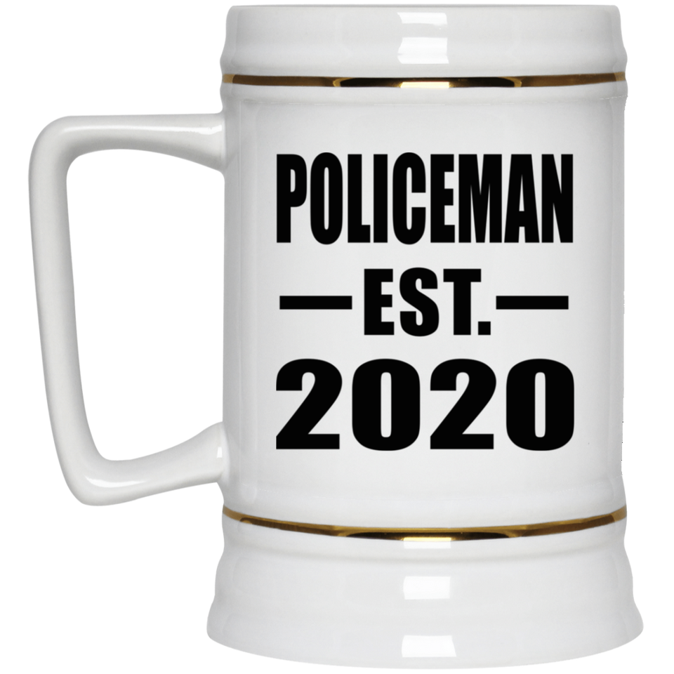 Policeman Established EST. 2020 - Beer Stein