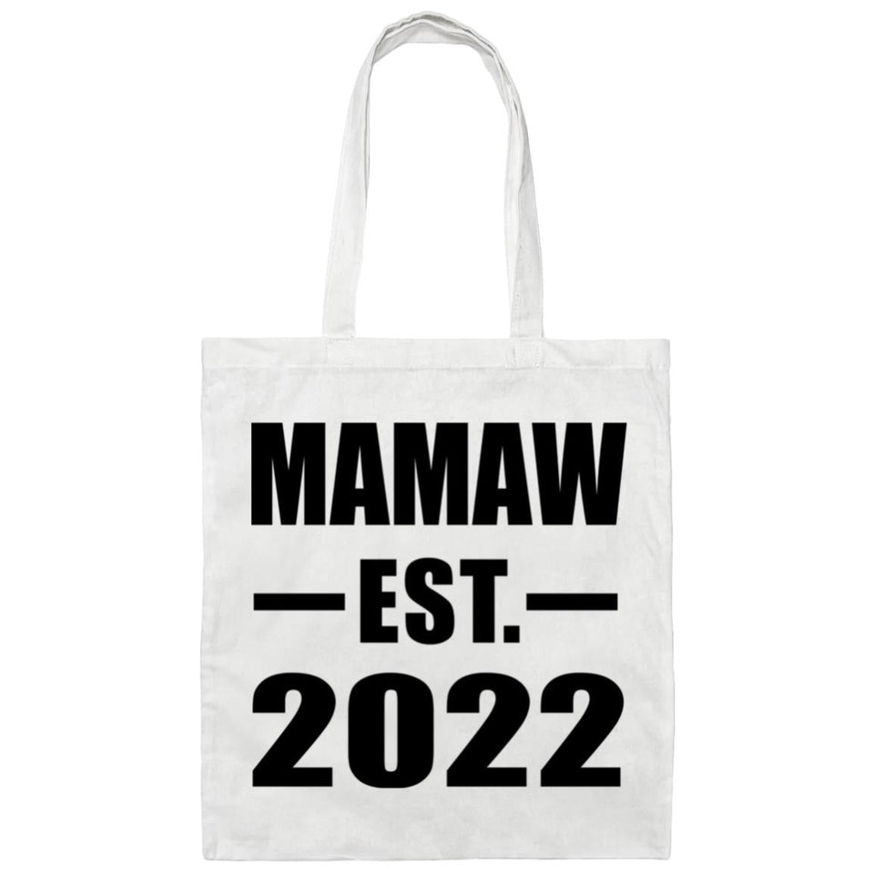 Mamaw Established EST. 2022 - Tote Bag White