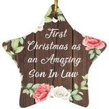 First Christmas As an Amazing Son In Law - Star Ornament A