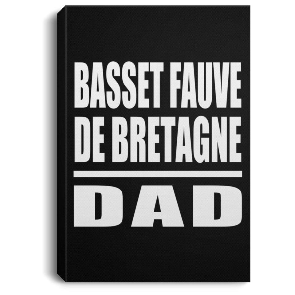 Basset Fauve De Bretagne Dad - Canvas Portrait