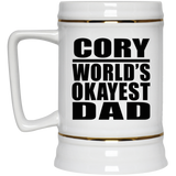 Cory World's Okayest Dad - Beer Stein