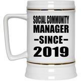 Social Community Manager Since 2019 - Beer Stein