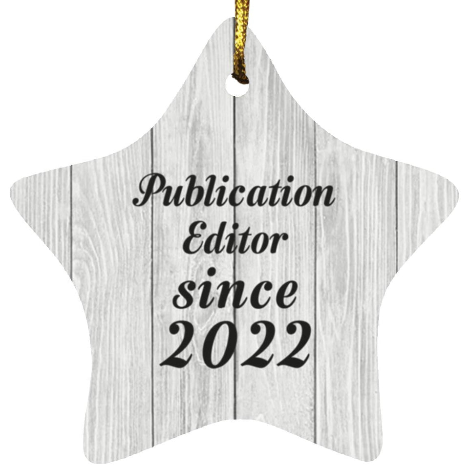 Publication Editor Since 2022 - Star Ornament F