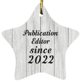 Publication Editor Since 2022 - Star Ornament F