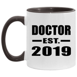 Doctor Established EST. 2019 - 11oz Accent Mug Black
