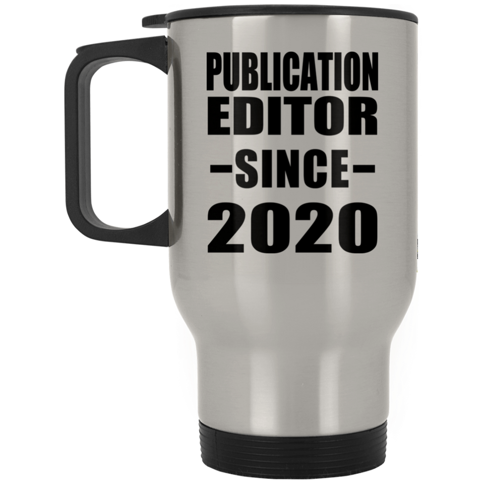 Publication Editor Since 2020 - Silver Travel Mug