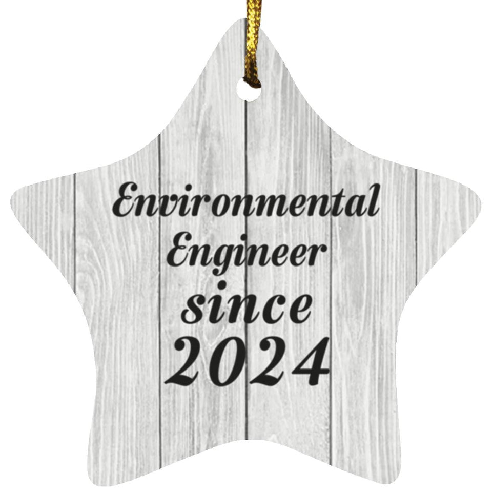 Environmental Engineer Since 2024 - Star Ornament F