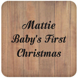 Mattie Baby's First Christmas - Drink Coaster C