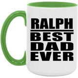 Ralph Best Dad Ever - 15oz Accent Mug Green