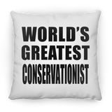 World's Greatest Conservationist - Throw Pillow