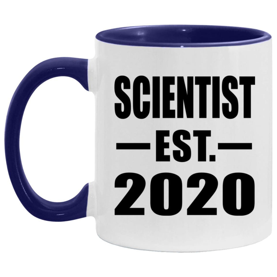 Scientist Established EST. 2020 - 11oz Accent Mug Purple