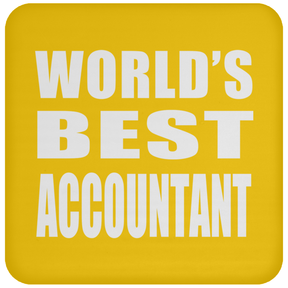World's Best Accountant - Drink Coaster