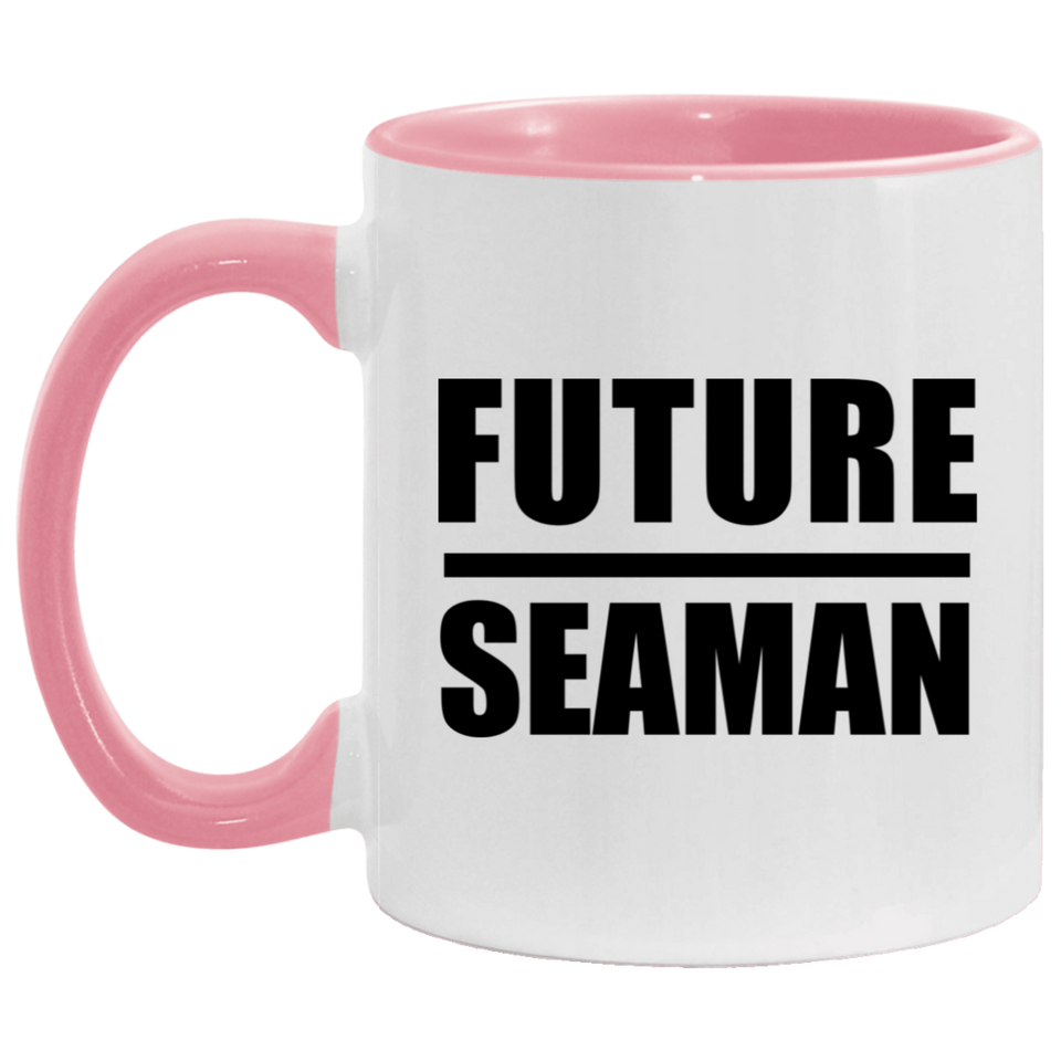 Future Seaman - 11oz Accent Mug Pink