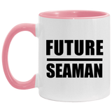 Future Seaman - 11oz Accent Mug Pink