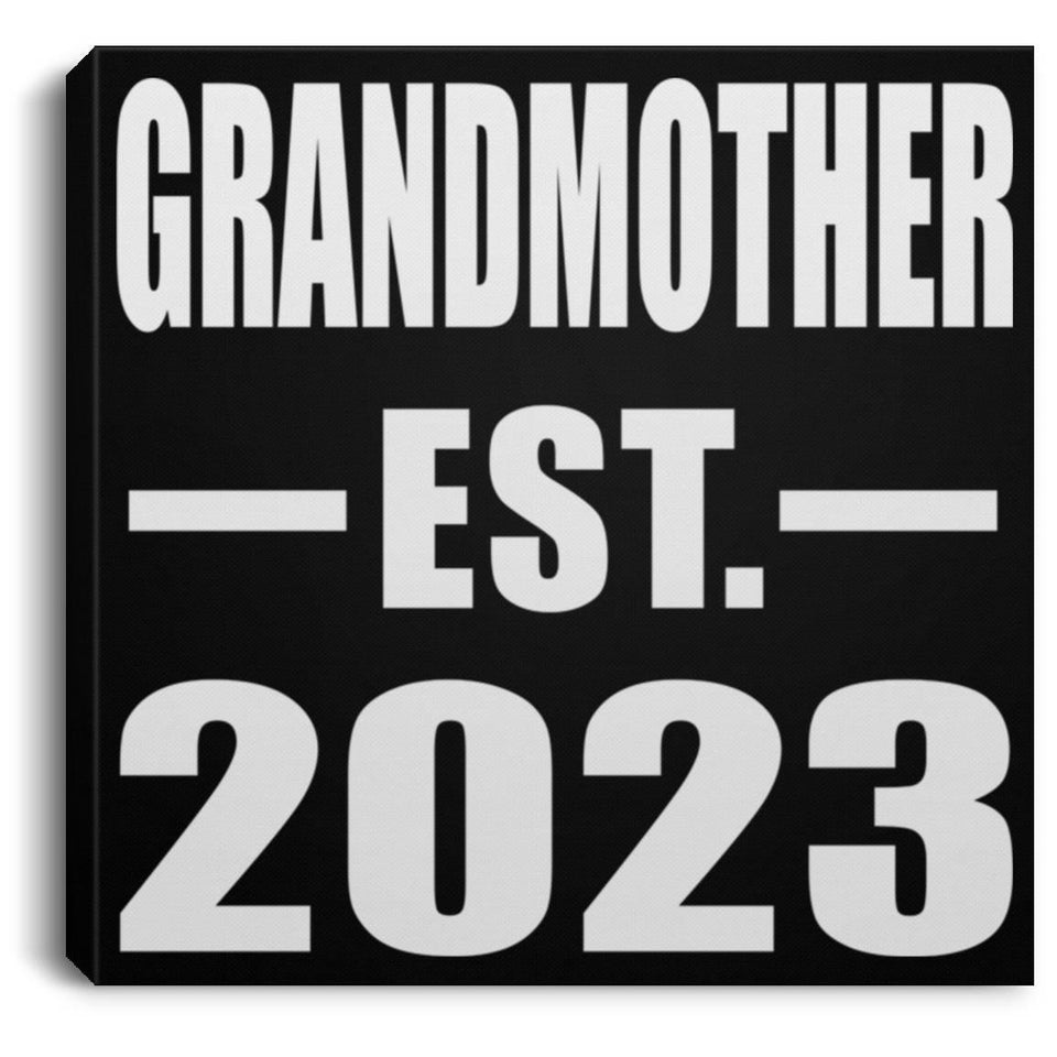 Grandmother Established EST. 2023 - Canvas Square