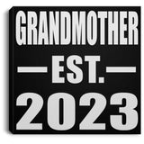 Grandmother Established EST. 2023 - Canvas Square