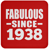 86th Birthday Fabulous Since 1938 - Drink Coaster