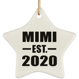 Mimi Established EST. 2020 - Star Ornament
