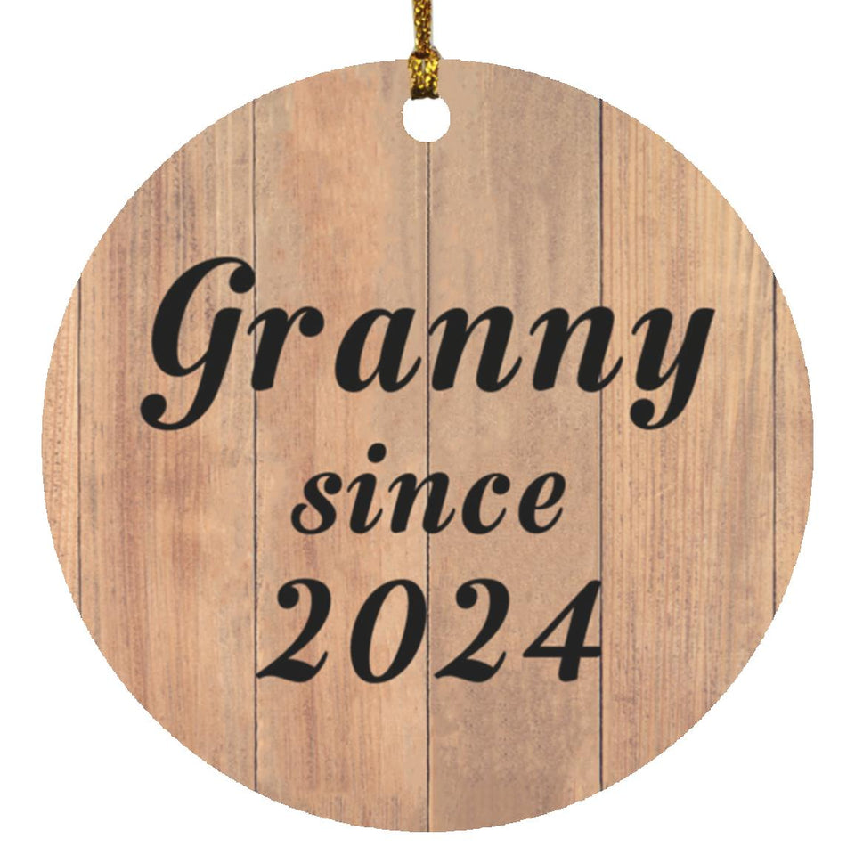 Granny Since 2024 - Circle Ornament C