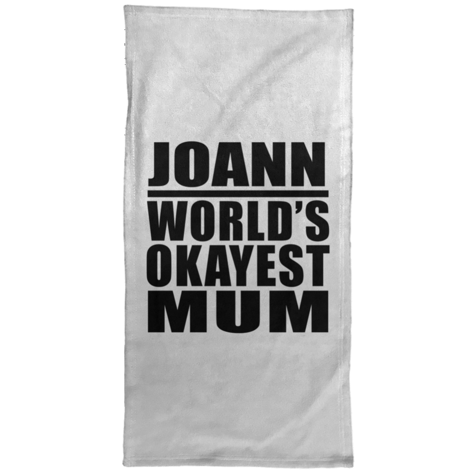 Joann World's Okayest Mum - Hand Towel