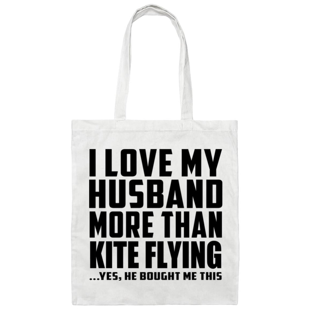 I Love My Husband More Than Kite Flying - Tote Bag White