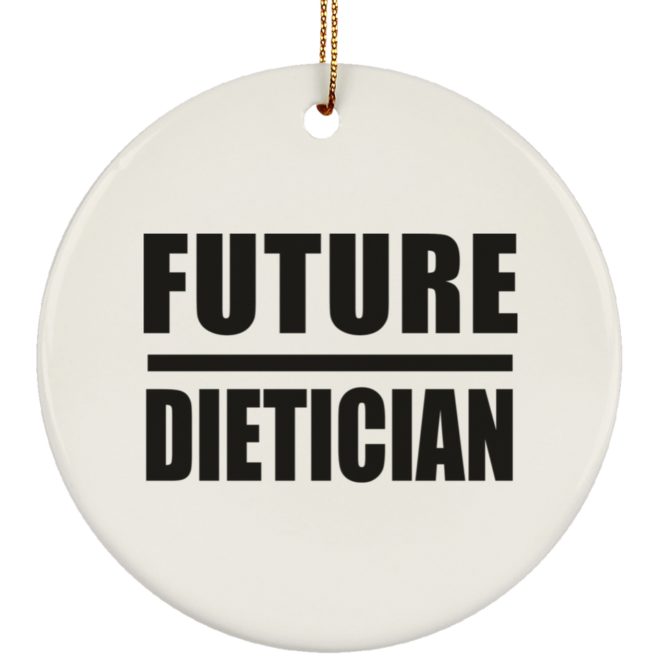 Future Dietician - Circle Ornament