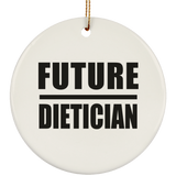 Future Dietician - Circle Ornament