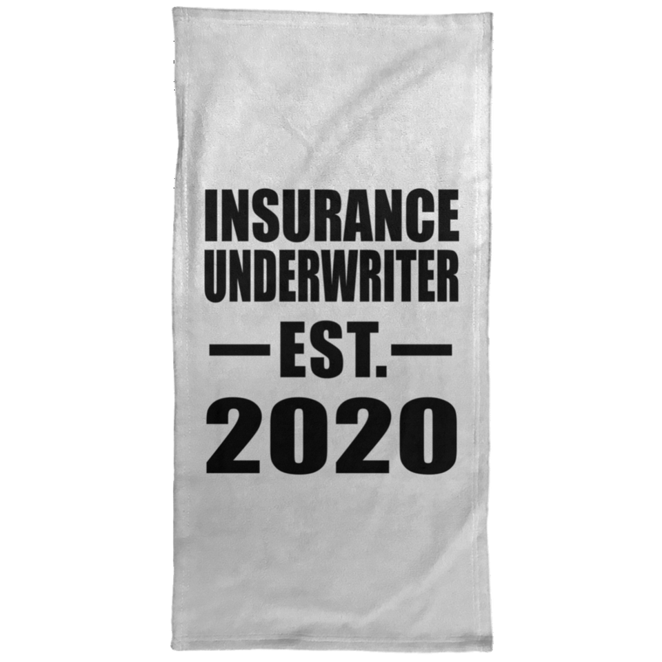 Insurance Underwriter Established EST. 2020 - Hand Towel