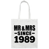 35th Anniversary Mr & Mrs Since 1989 - Tote Bag White