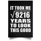 96th Birthday Took Square Root of 9216 Years To Look Good - Poster Portrait