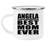 Angela Best Mom Ever - 12oz Camping Mug