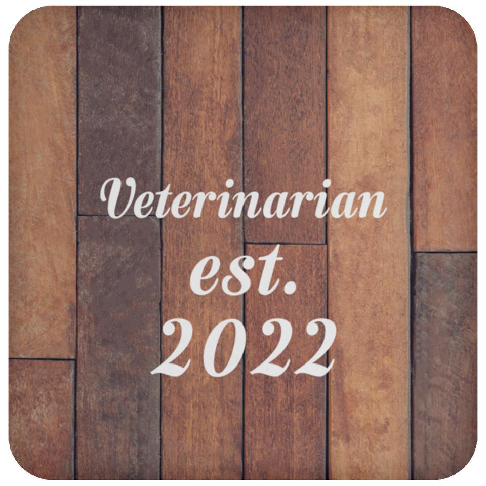 Veterinarian Established Est. 2022 - Drink Coaster E