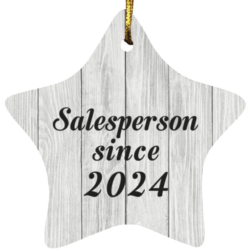 Salesperson Since 2024 - Star Ornament F
