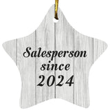 Salesperson Since 2024 - Star Ornament F