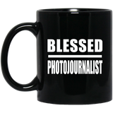 Blessed Photojournalist - 11oz Coffee Mug Black