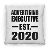 Advertising Executive Established EST. 2020 - Throw Pillow