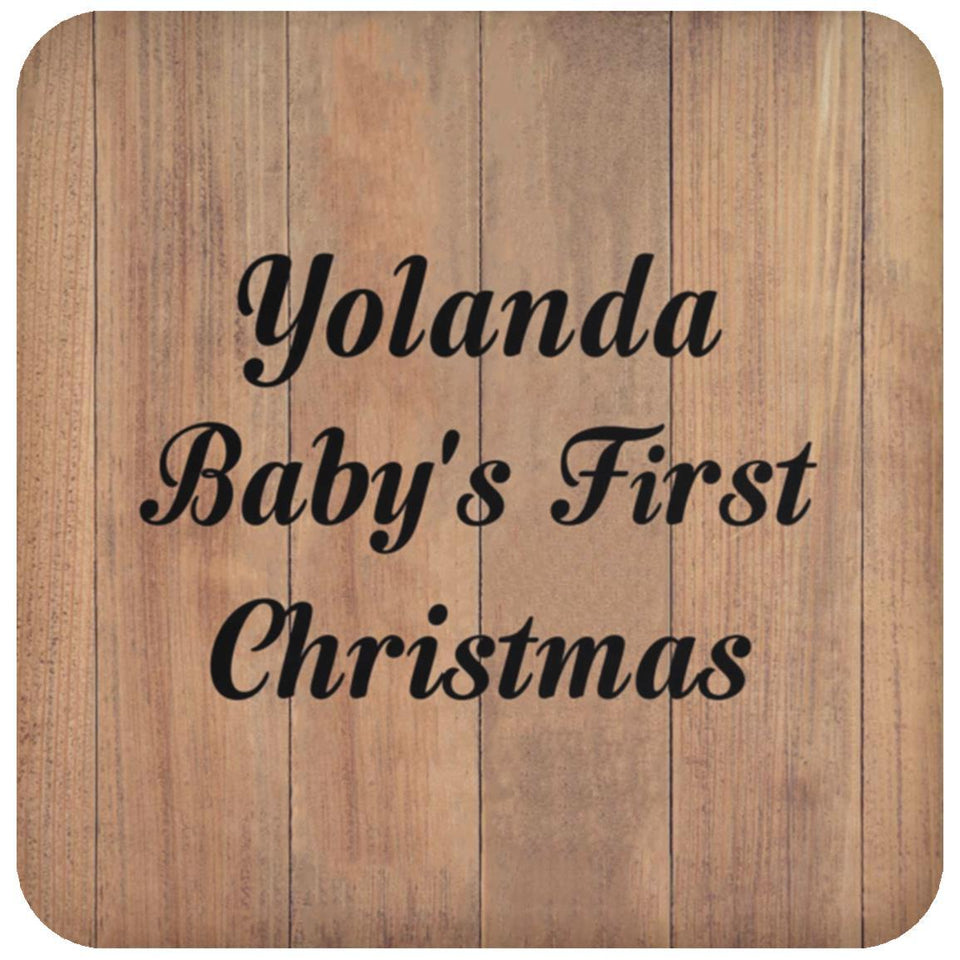 Yolanda Baby's First Christmas - Drink Coaster C