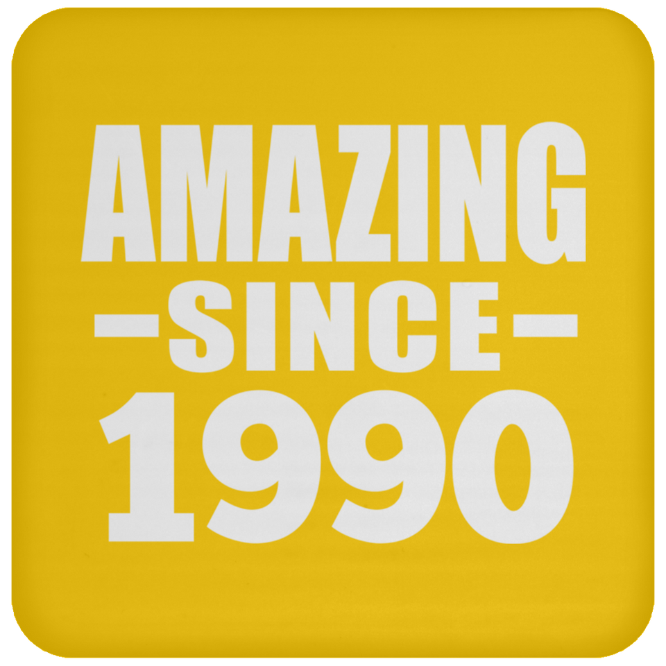 34th Birthday Amazing Since 1990 - Drink Coaster
