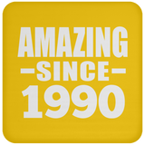 34th Birthday Amazing Since 1990 - Drink Coaster
