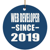Web Developer Since 2019 - Circle Ornament